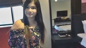Pretty Thai girl fucked by white guy